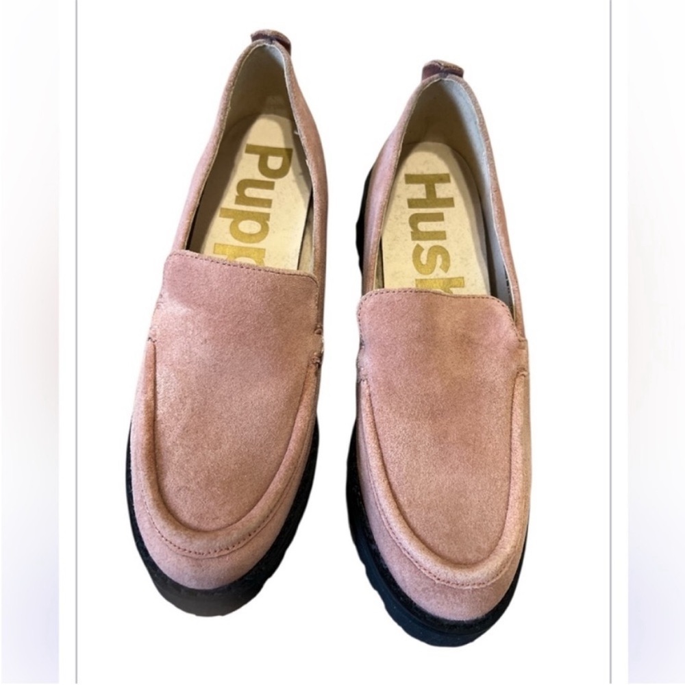 Hush Puppies Lucy Loafer in Blush Suede - Picture 3 of 8